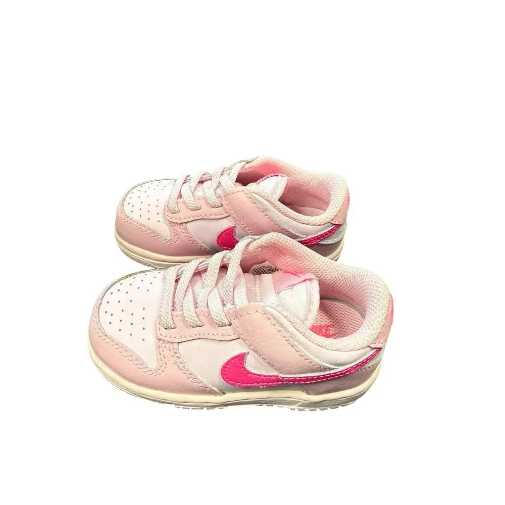 Nike Dunk Low Pink Baby/Toddler Shoes Size 7